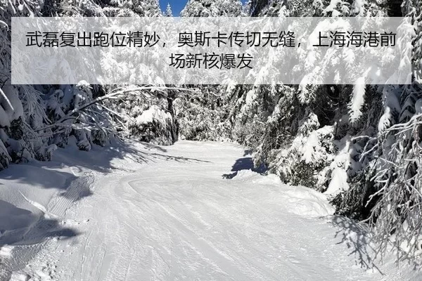 武磊复出跑位精妙，奥斯卡传切无缝，上海海港前场新核爆发